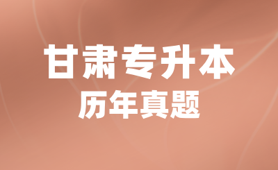 2022年甘肃省专升本英语公共课真题