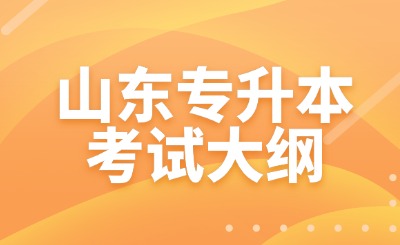 山东专升本考试大纲