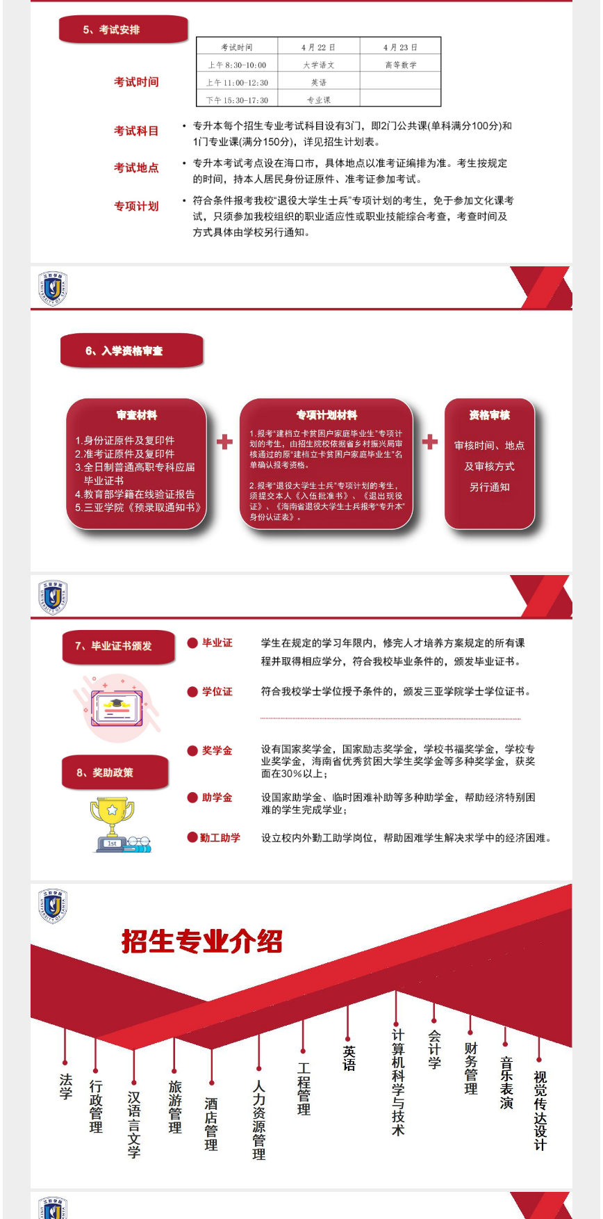 三亚学院专升本