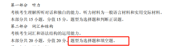 重庆专升本考试大纲