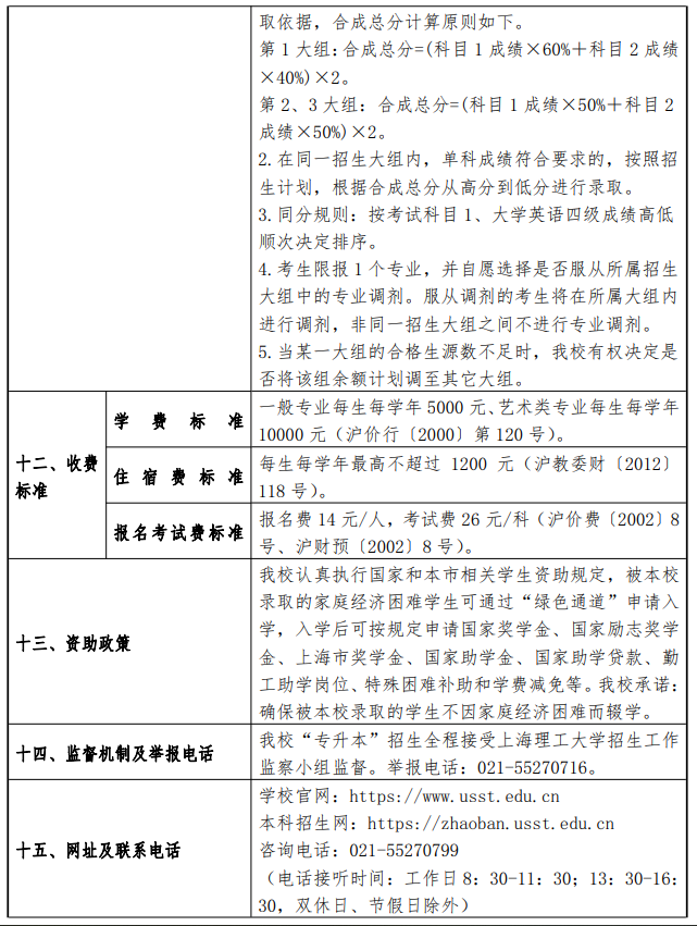 上海专升本